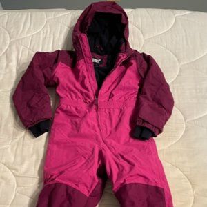 Land's End Child Snowsuit Pink/Purple